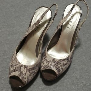 Guess slingback heels